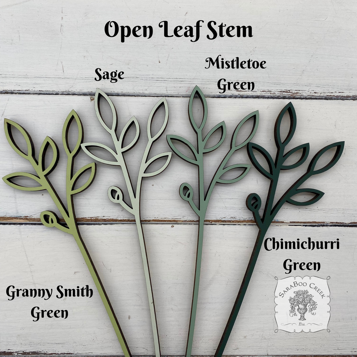 Flower of the Month Wood Plant Marker Picks - Birth Month Plant Stake Pokes w/ Brushed Gold 1 side, Color the other side