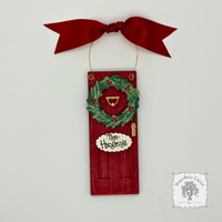 Front Door Christmas Ornament - Personalized New Home Gift, 1st House in 2025, Traditional Family Ornament, or Realtor Gift