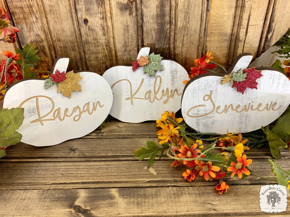 5.5" Engraved Pumpkin