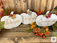 5.5" Engraved Pumpkin