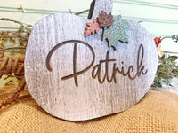 5.5" Engraved Pumpkin