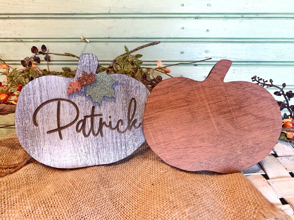 5.5" Engraved Pumpkin