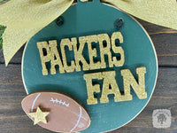 Packers Fan Ornament - Personalized Green Bay Packer Gift
