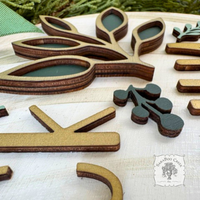 11 x 14 White Fall Pumpkin Sign w/ Gold Personalization and Leaf Detail