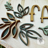 11 x 14 White Fall Pumpkin Sign w/ Gold Personalization and Leaf Detail