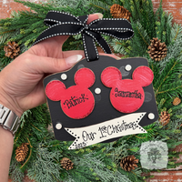 Disney Mickey Mouse Ornament w/ up to 5 Personalized Mice