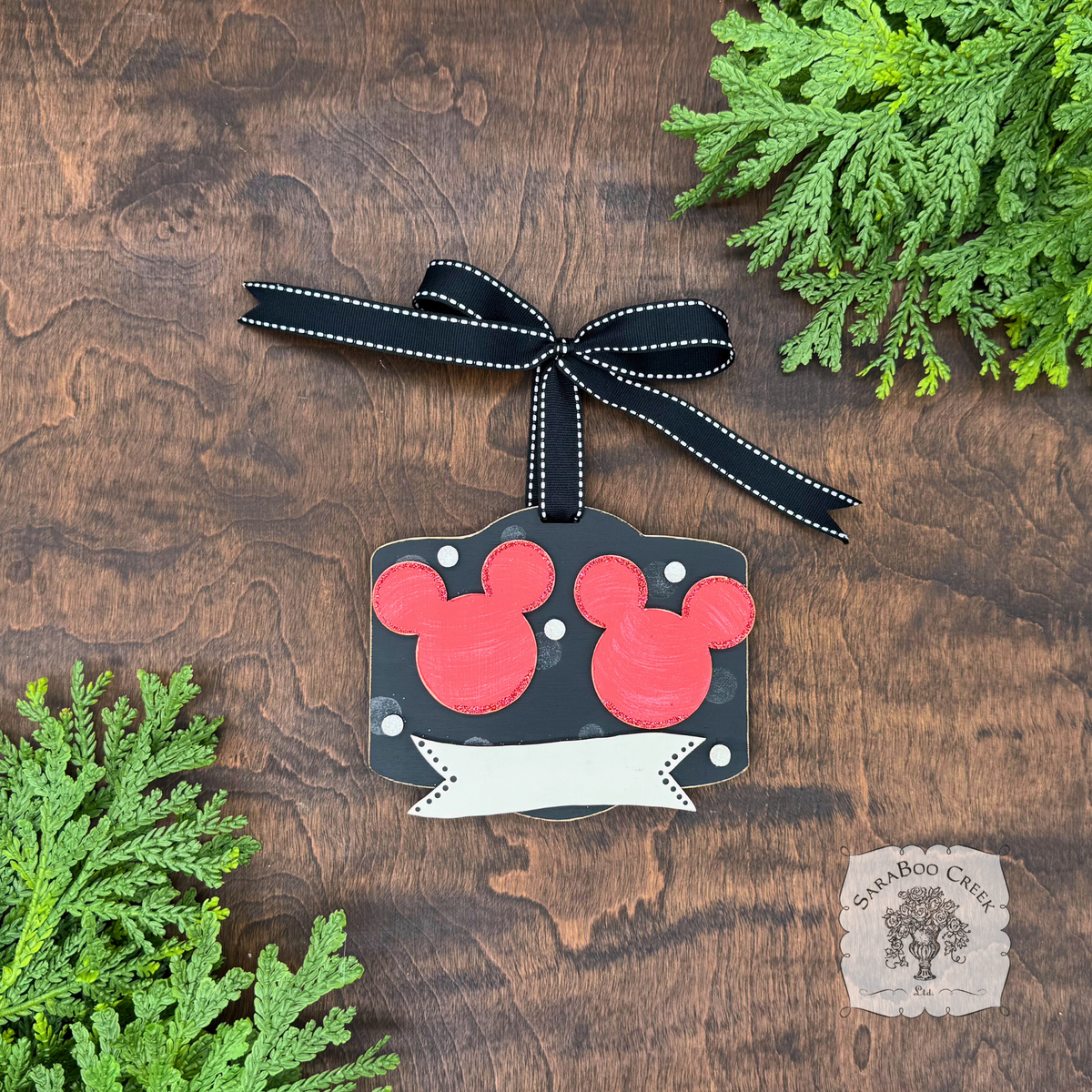 Disney Mickey Mouse Ornament w/ up to 5 Personalized Mice