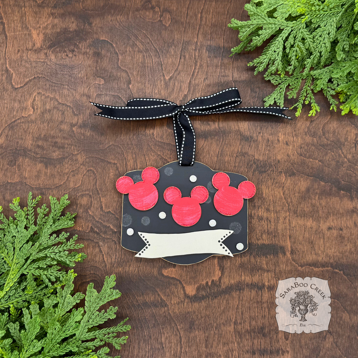 Disney Mickey Mouse Ornament w/ up to 5 Personalized Mice