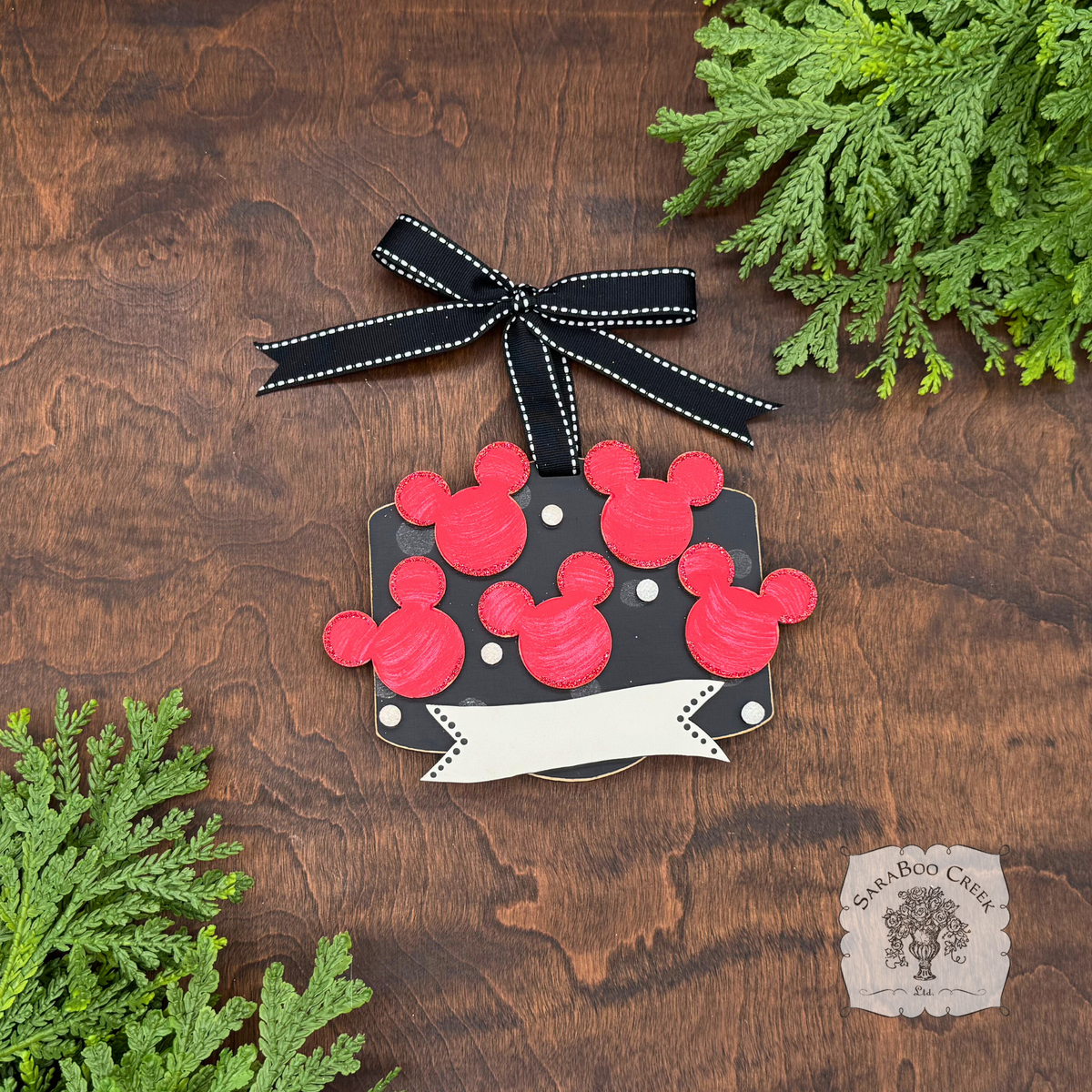 Disney Mickey Mouse Ornament w/ up to 5 Personalized Mice