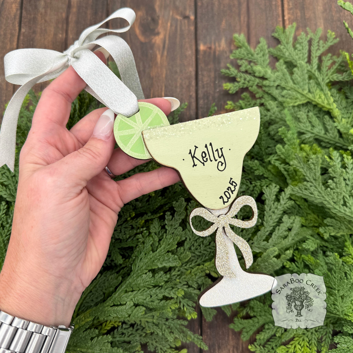 Margarita Ornament - Personalized Cocktail Gift
