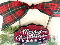 Merry Christmas Ornament w/ Fence