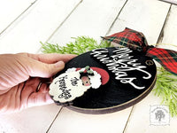 Santa Claus "Merry Christmas" Ornament