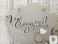 Engaged Ornament - Personalized Engagement Ornament