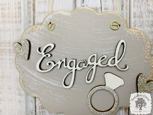 Engaged Ornament - Personalized Engagement Ornament