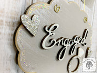 Engaged Ornament - Personalized Engagement Ornament