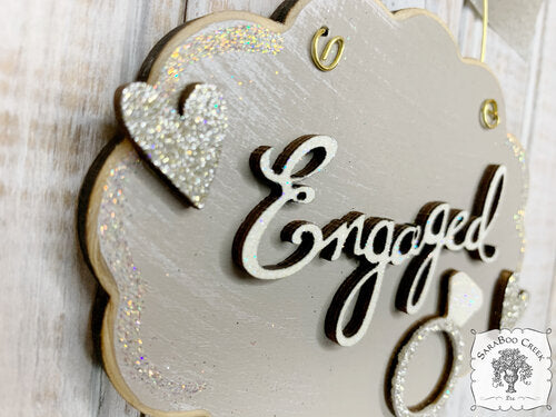 Engaged Ornament - Personalized Engagement Ornament