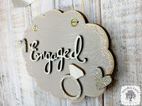 Engaged Ornament - Personalized Engagement Ornament