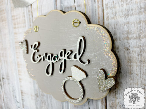Engaged Ornament - Personalized Engagement Ornament