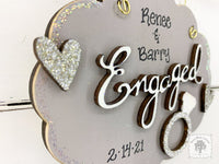 Engaged Ornament - Personalized Engagement Ornament
