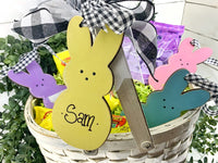 Easter Peep Ornament - Cute Personalized Easter Basket Gift