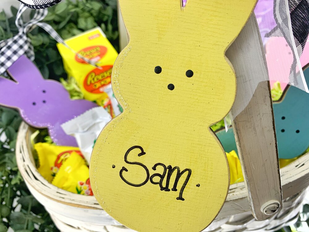 Easter Peep Ornament - Cute Personalized Easter Basket Gift