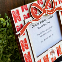 Custom School Logo Picture Frame w/ Easel