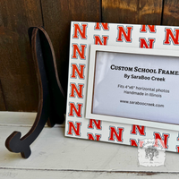 Custom School Logo Picture Frame w/ Easel