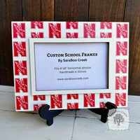 Custom School Logo Picture Frame w/ Easel