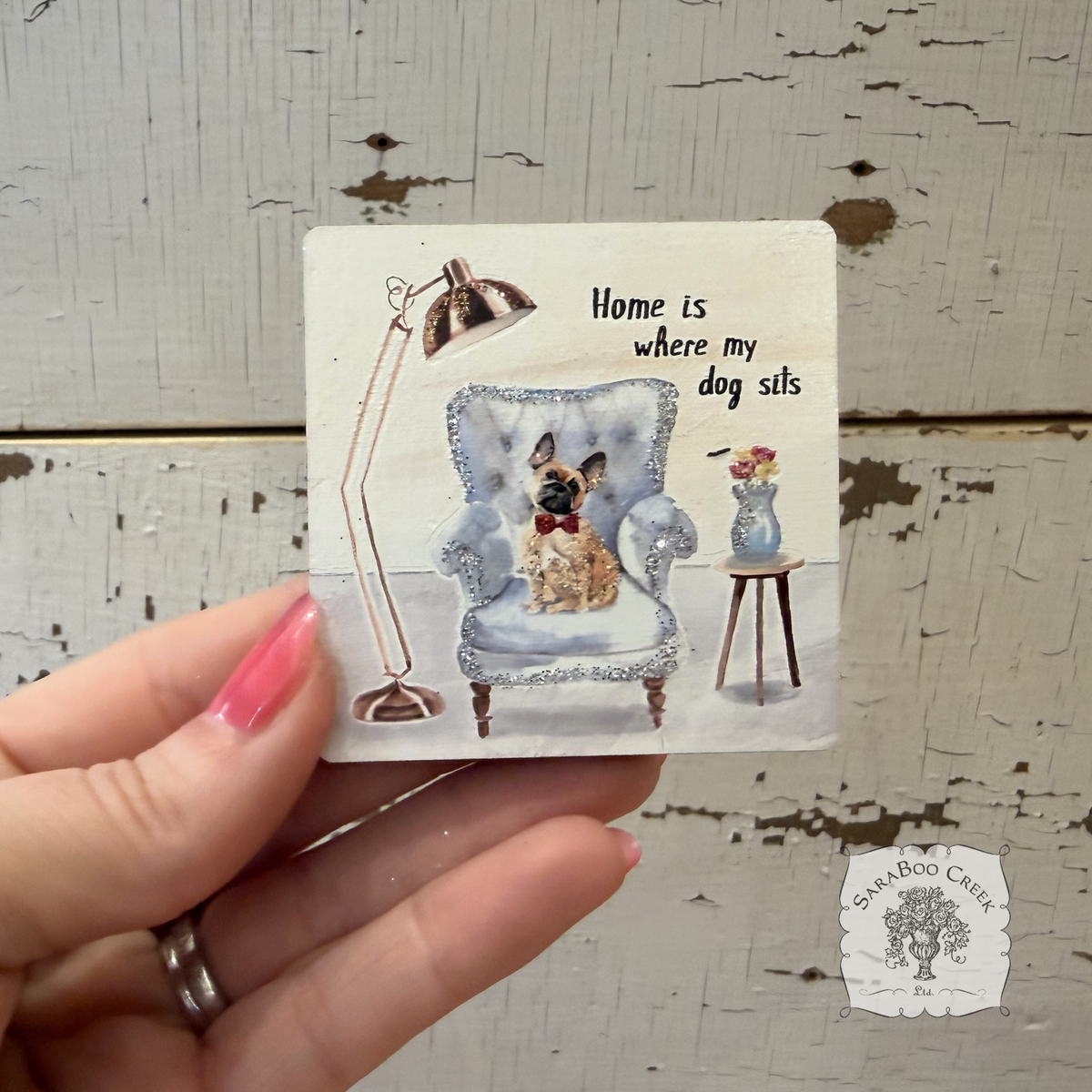 Home is Where my Dog Sits Magnet