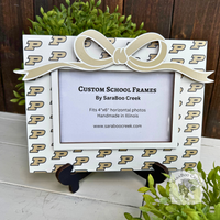 Custom School Logo Picture Frame w/ Easel