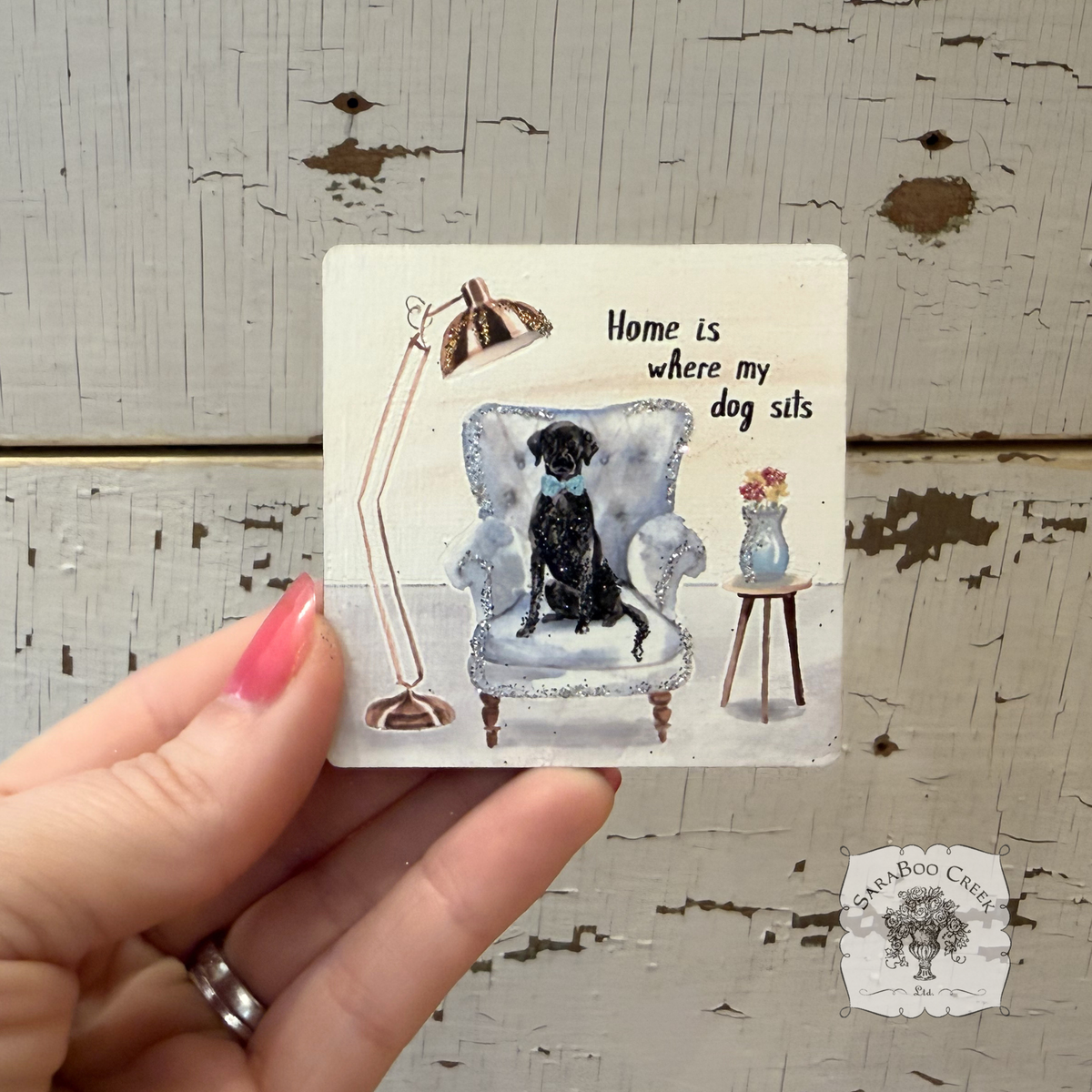 Home is Where my Dog Sits Magnet