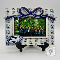 Custom School Logo Picture Frame w/ Easel
