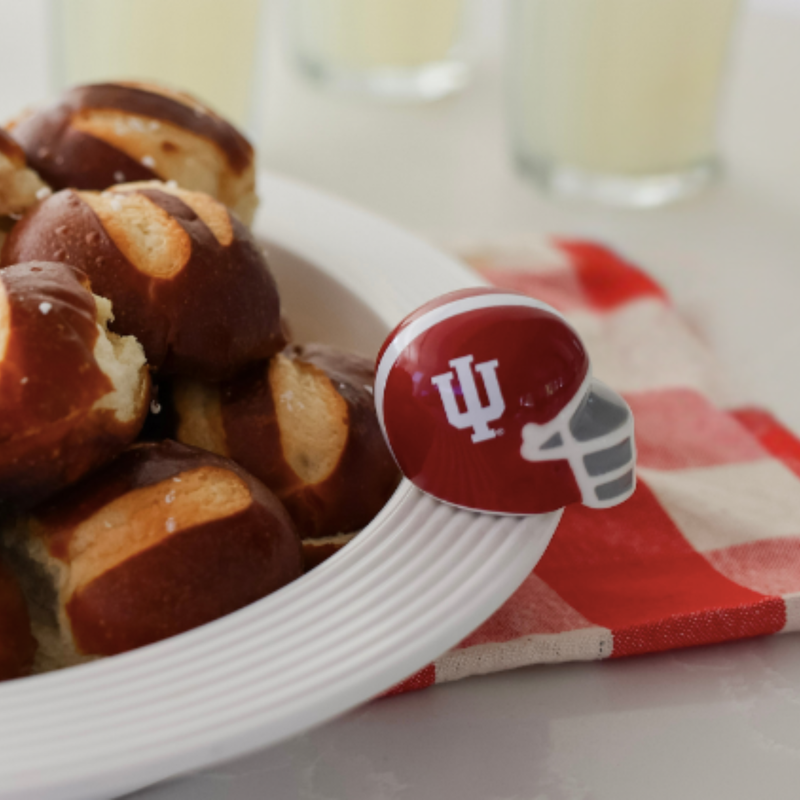 Nora Fleming Indiana University Helmet Mini