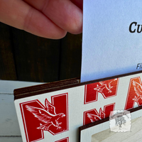 Custom School Logo Picture Frame w/ Easel