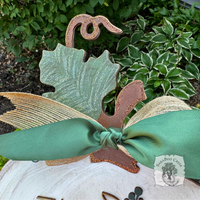 White Wood Pumpkin Family Sign