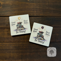 Drink Wine Read Books Magnet