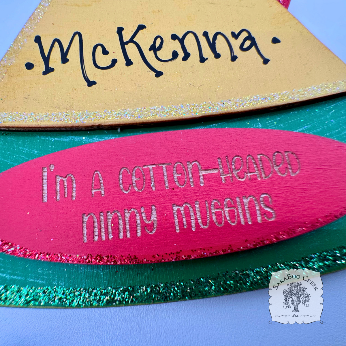 Christmas Elf Hat Ornament - Personalized Buddy the Elf Cap