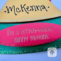 Christmas Elf Hat Ornament - Personalized Buddy the Elf Cap