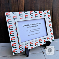 Custom School Logo Picture Frame w/ Easel
