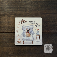 Home is Where my Dog Sits Magnet