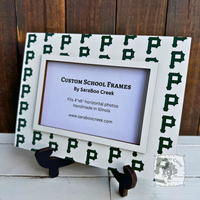 Custom School Logo Picture Frame w/ Easel