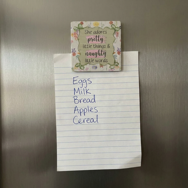 Pretty Things and Naughty Words Magnet