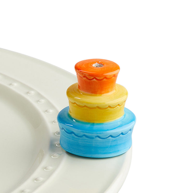 Candle Cake Nora Fleming Mini - Birthdays, Celebrations & Special Occasions