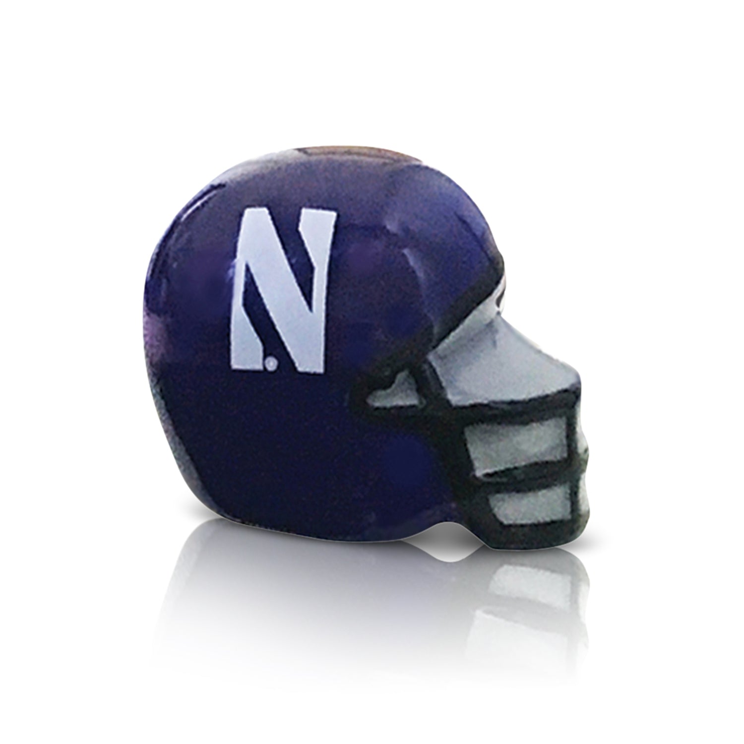 Nora Fleming Northwestern Illinois University Helmet Mini – SaraBoo Creek