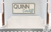 Rectangle Thin Framed Two Name Sign Girl