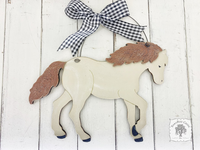 Horse Plaque - 12" Personalizable Horse Sign