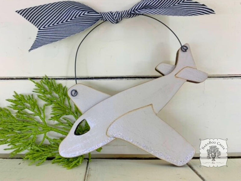 Airplane Ornament - Personalized Plane Christmas Ornament