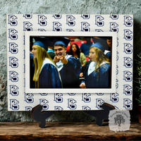 Custom School Logo Picture Frame w/ Easel