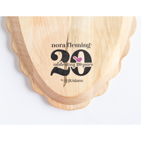 Nora Fleming Maple Scalloped Anniversary Board