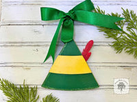 Christmas Elf Hat Ornament - Personalized Buddy the Elf Cap